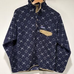 Patagonia Synchilla Purple and Navy Fleece